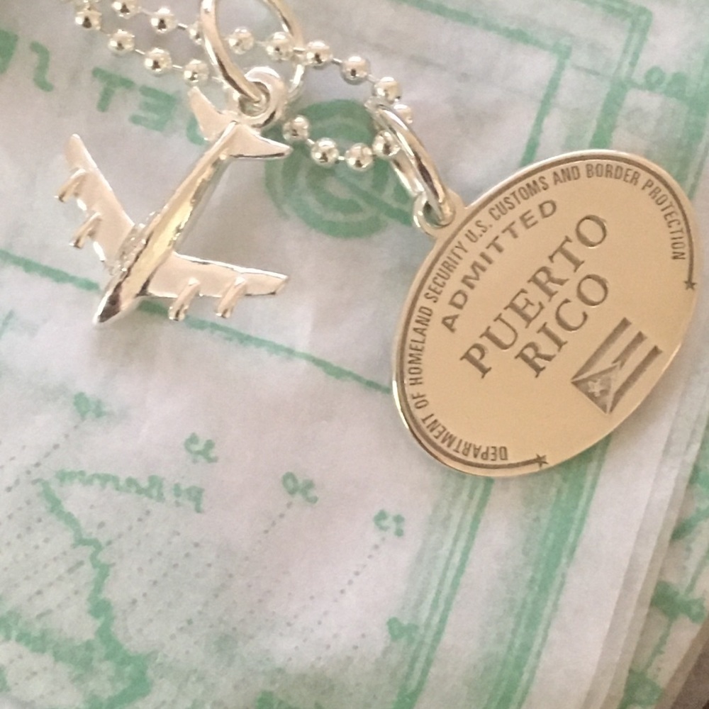 Jet Set Candy Puerto Rico Charm Necklace